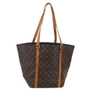 LOUIS VUITTON Monogram Sac Shopping Tote Bag M51108 LV Auth 144190-1