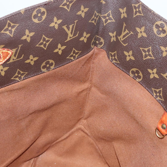 LOUIS VUITTON Monogram Sac Shopping Tote Bag M51108 LV Auth 144190