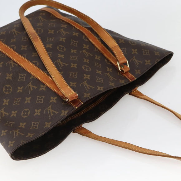 LOUIS VUITTON Monogram Sac Shopping Tote Bag M51108 LV Auth 144190