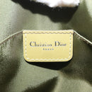 Christian Dior Maris Pearl Hand Bag Nylon Turquoise Blue Silver Auth 144208-18