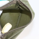 Christian Dior Maris Pearl Hand Bag Nylon Turquoise Blue Silver Auth 144208-24