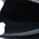 Christian Dior Hand Bag Leather Black Gold Auth 144209-11