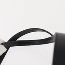 Christian Dior Hand Bag Leather Black Gold Auth 144209-8