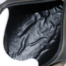 FENDI Pecan Canvas Clutch Bag PVC Black Brown gold Auth 144211-17