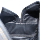 FENDI Pecan Canvas Clutch Bag PVC Black Brown gold Auth 144211-19