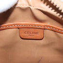 CELINE Macadam Canvas Shoulder Bag PVC Beige Gold Auth 144212-19
