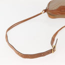 CELINE Macadam Canvas Shoulder Bag PVC Beige Gold Auth 144212-7