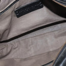 BOTTEGA VENETA INTRECCIATO Clutch Bag Leather Black Auth 144213-11