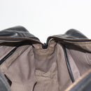 BOTTEGA VENETA INTRECCIATO Clutch Bag Leather Black Auth 144213-18