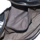 BOTTEGA VENETA INTRECCIATO Clutch Bag Leather Black Auth 144213-20