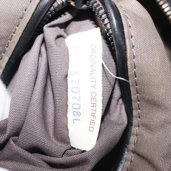 BOTTEGA VENETA INTRECCIATO Clutch Bag Leather Black Auth 144213