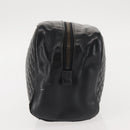BOTTEGA VENETA INTRECCIATO Clutch Bag Leather Black Auth 144213-3