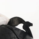 BOTTEGA VENETA INTRECCIATO Clutch Bag Leather Black Auth 144213-8