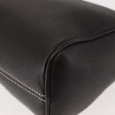 Salvatore Ferragamo Gancini Shoulder Bag Leather Dark Brown Auth 144214-16