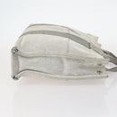 HERMES Fourre Tout Hand Bag Canvas 2Set Gray Black Auth 144215-4