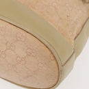 GUCCI GG Canvas Shoulder Bag Pink Gold 001 86 0533 Auth 144220-15