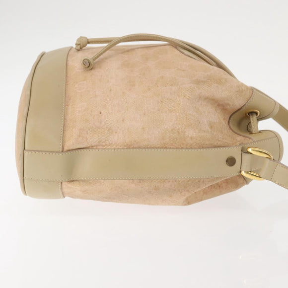 GUCCI GG Canvas Shoulder Bag Pink Gold 001 86 0533 Auth 144220