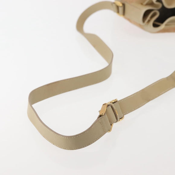 GUCCI GG Canvas Shoulder Bag Pink Gold 001 86 0533 Auth 144220