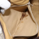 GUCCI GG Supreme Web Sherry Line Boston Bag PVC Beige Gold Auth 144221-12