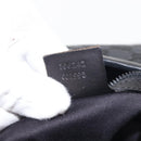GUCCI GG Canvas Shoulder Bag Black Silver 106242 Auth 144224-12