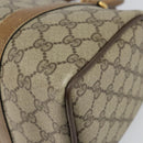 GUCCI GG Supreme Web Sherry Line Boston Bag PVC Beige Gold 40 02 006 Auth 144227-12