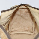 GUCCI GG Supreme Web Sherry Line Boston Bag PVC Beige Gold 40 02 006 Auth 144227-19