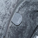 GUCCI Bamboo Shoulder Bag Suede 2way Black Gold 001 1577 Auth 144229-16