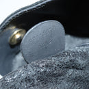 GUCCI Bamboo Shoulder Bag Suede 2way Black Gold 001 1577 Auth 144229-22