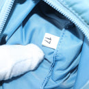 PRADA Accessory Pouch Nylon Light Blue Silver Auth 144231-20