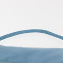 PRADA Accessory Pouch Nylon Light Blue Silver Auth 144231-8