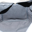 FENDI Zucca Canvas Boston Bag PVC Black Brown Auth 144233-21