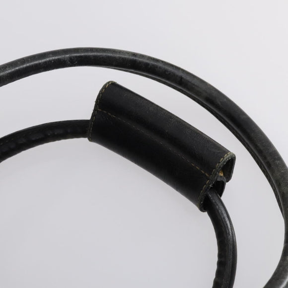 FENDI Zucca Canvas Boston Bag PVC Black Brown Auth 144233