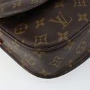 LOUIS VUITTON Monogram Saint Cloud MM Shoulder Bag M51243 LV Auth 144235-11