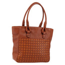 BOTTEGA VENETA INTRECCIATO Hand Bag Leather Brown Auth 144246-1