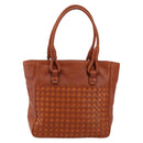 BOTTEGA VENETA INTRECCIATO Hand Bag Leather Brown Auth 144246-2