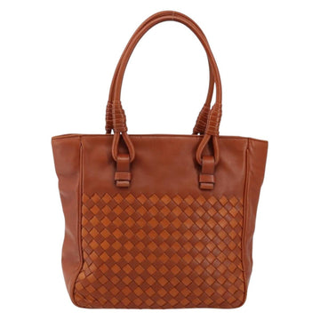 BOTTEGA VENETA INTRECCIATO Hand Bag Leather Brown Auth 144246 - 0