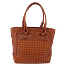 BOTTEGA VENETA INTRECCIATO Hand Bag Leather Brown Auth 144246-3