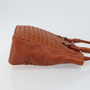 BOTTEGA VENETA INTRECCIATO Hand Bag Leather Brown Auth 144246-4