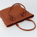 BOTTEGA VENETA INTRECCIATO Hand Bag Leather Brown Auth 144246-6