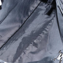 FENDI Zucca Canvas Tote Bag Black Silver Auth 144249-11