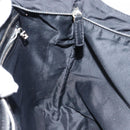 FENDI Zucca Canvas Tote Bag Black Silver Auth 144249-19