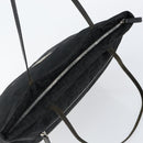 FENDI Zucca Canvas Tote Bag Black Silver Auth 144249-6