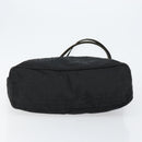 FENDI Zucca Canvas Tote Bag Black Silver Auth 144249-5