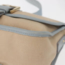 FENDI Zucca Canvas Shoulder Bag Beige Gold Auth 144250-15