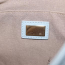 FENDI Zucca Canvas Shoulder Bag Beige Gold Auth 144250-21