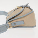 FENDI Zucca Canvas Shoulder Bag Beige Gold Auth 144250-5