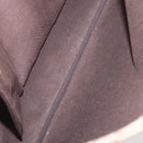 GUCCI GG Supreme Shoulder Bag PVC Beige Gold 201446 Auth 144254-11