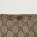 GUCCI GG Supreme Shoulder Bag PVC Beige Gold 201446 Auth 144254-3