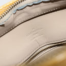 LOUIS VUITTON Monogram Vernis Houston Hand Bag Beige M91004 LV Auth 144259-20