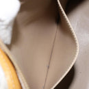 LOUIS VUITTON Monogram Vernis Houston Hand Bag Beige M91004 LV Auth 144259-24